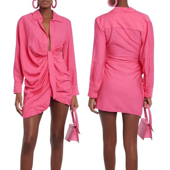 Jacquemus Dresses & Skirts - Jacquemus La Robe Bahia tie-detail minidress